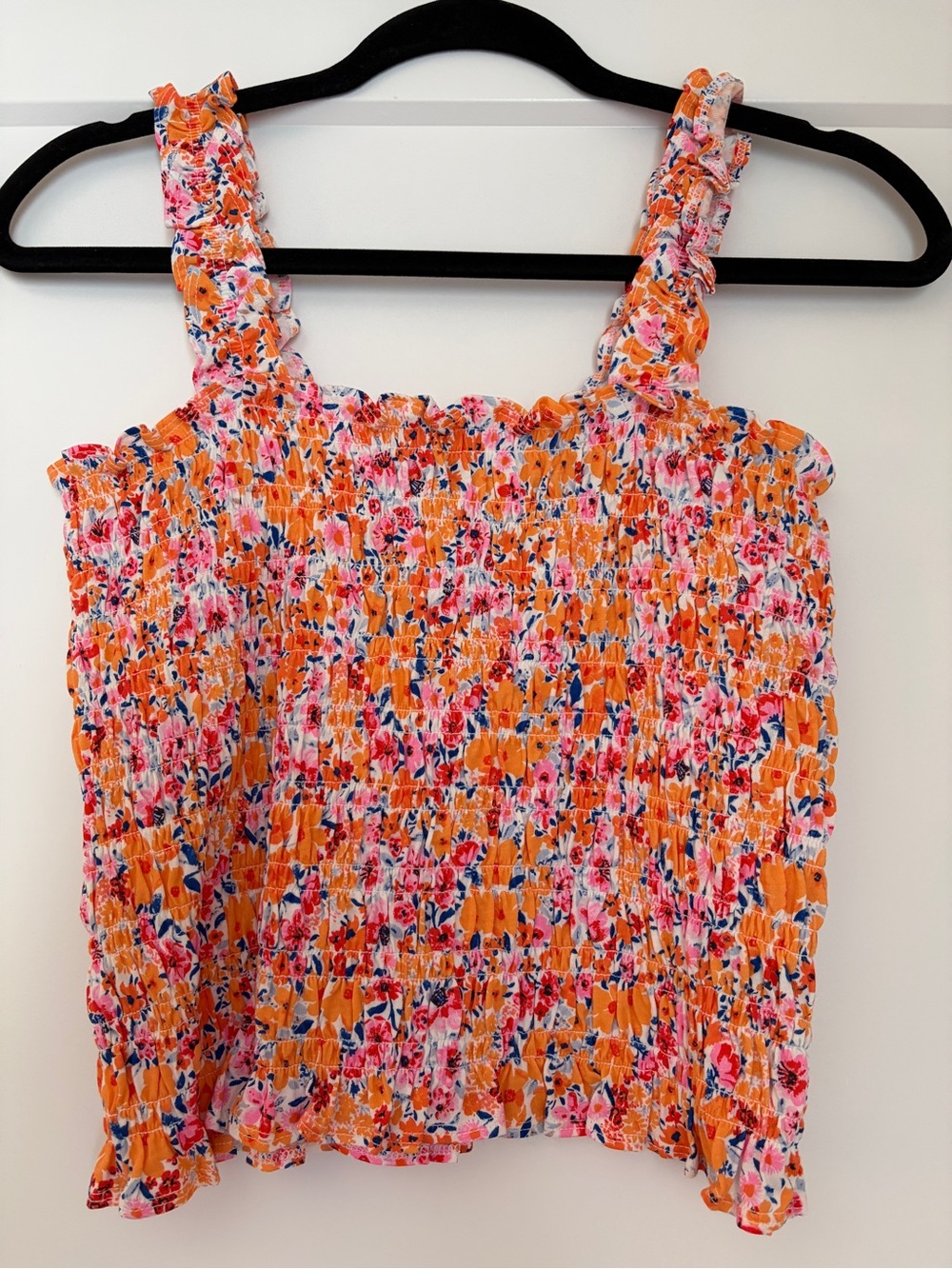 Old Navy Floral Cropped & Cropped Camisole